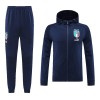 Italien Navy Hooded Trainingsjacke 2022-23 Für Herren